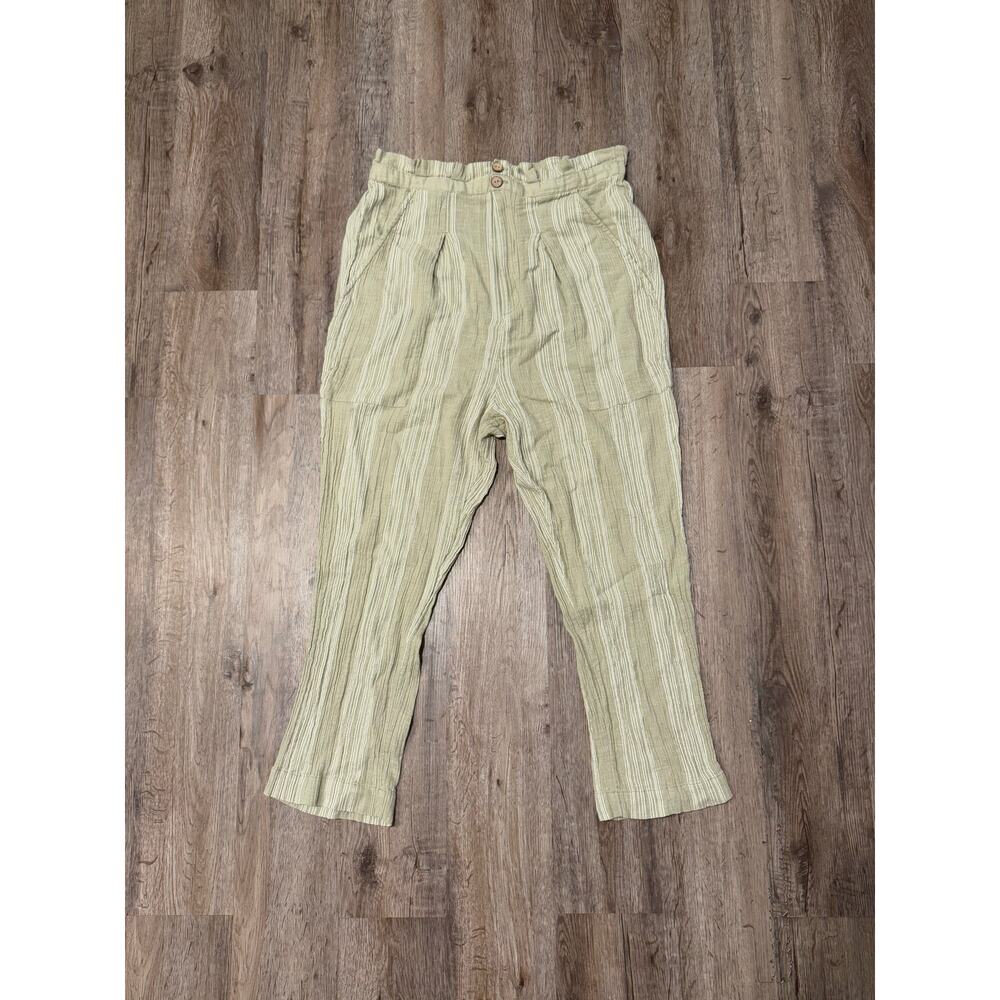 Free People Womens Semi Sweet Cropped Pants Size Large